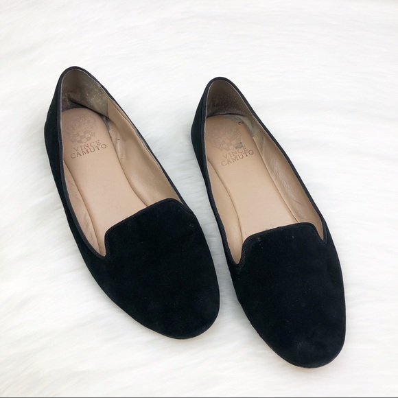 Vince Camuto Shoes - Vince Camuto Black Suede Flats